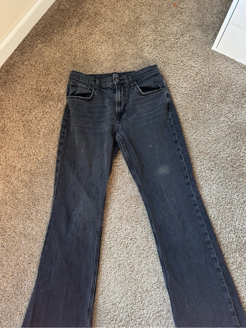BDG 90s Bootcut Jeans Size 28 Washed Black Y2K